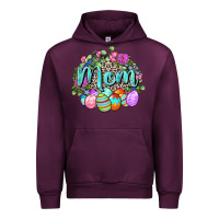 Mauve Wine Easter Mom  Happy Easter Day Urban Hoodie - CowGirlArtShop