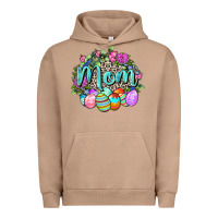 Pigment Burro Easter Mom  Happy Easter Day Urban Hoodie - CowGirlArtShop