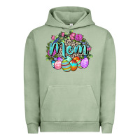 Pigment Oil Green Easter Mom  Happy Easter Day Urban Hoodie - CowGirlArtShop