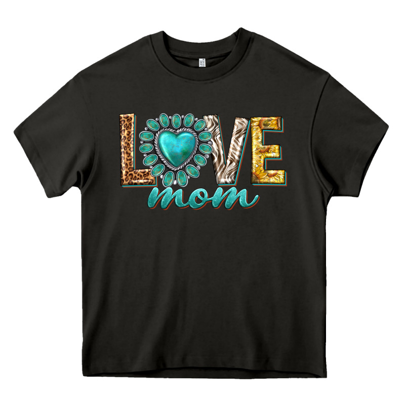 Love Mom Western Heavy Core Tee by texasbilliewilder | Teevron