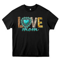 Black love mom western Heavy Core Tee - texasbilliewilder
