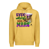 Antique Gold Even Witches Need a Marg Premium Hoodie - texasbilliewilder