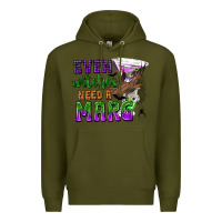 Army Green Even Witches Need a Marg Premium Hoodie - texasbilliewilder