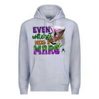 Heather Grey Even Witches Need a Marg Premium Hoodie - texasbilliewilder