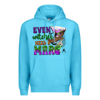Ocean Blue Even Witches Need a Marg Premium Hoodie - texasbilliewilder