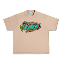 Burro western cowboy and hat with cactus and cowhide Urban Heavy Tee - Artiststas