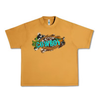 Peanut Butter western cowboy and hat with cactus and cowhide Urban Heavy Tee - Artiststas