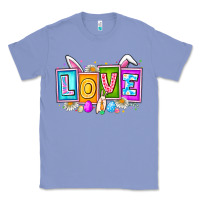 Colony Blue Love Easter Classic Tee - CowhideDigitalArt