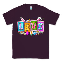 Plum Love Easter Classic Tee - CowhideDigitalArt