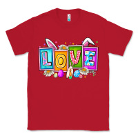 Red Love Easter Classic Tee - CowhideDigitalArt
