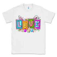 White Love Easter Classic Tee - CowhideDigitalArt