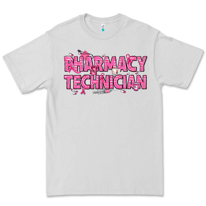 Breast Cancer Pharmacy Technician Premium Tee by texasbilliewilder | Teevron