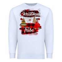 White Christmas With My Tribe Premium Sweatshirt - Bettercallsaul