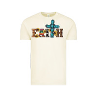 Vintage Arctic western gemstone cross faith Vintage Tee - Artiststas