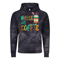 Cloud Black half nurse half coffee Vintage Hoodie - Jasminsmagicworld