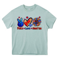 Arona peace love america Heavy Core Tee - Zillion Design Studio