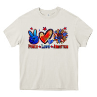 Peace Love America Heavy Core Tee | Teevron