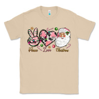 Mushroom pink peace love christmas Classic Tee - NancyCooperArtShop
