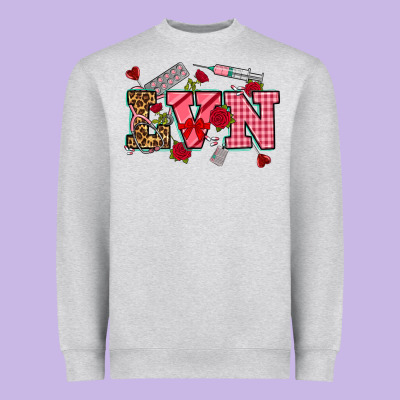 Valentines Day Lvn Heavyweight Sweatshirt Designed By Nancycooperartshop