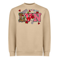 Mushroom valentines day lvn Heavyweight Sweatshirt - NancyCooperArtShop