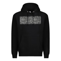 Black grey leopard Premium Hoodie - JahusDesignShop