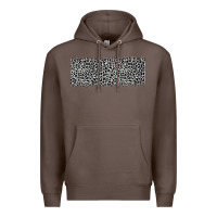 Coffee grey leopard Premium Hoodie - JahusDesignShop