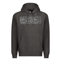 Smoke grey leopard Premium Hoodie - JahusDesignShop
