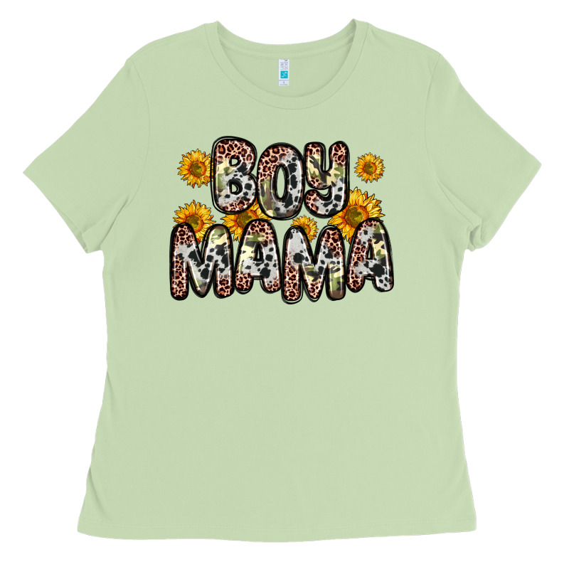 Boy Mama Ladies Tee by Zillion Design Studio | Teevron