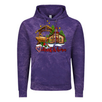 Cloud Purple the church  chrıst is born Vintage Hoodie - AdoDesignShop