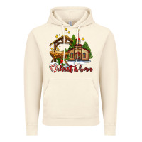 Vintage Artic the church  chrıst is born Vintage Hoodie - AdoDesignShop