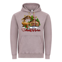 Vintage Zinc the church  chrıst is born Vintage Hoodie - AdoDesignShop