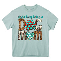Arona kinda busy being a dog mom Heavy Core Tee - texasbilliewilder