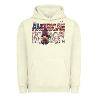 Pigment Pistachio American mama with gnome mothers day Urban Hoodie - HowdyJamesFarm