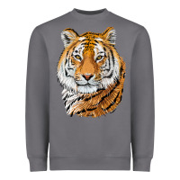 Storm Tiger Head Heavyweight Sweatshirt - LillyAllenDesigns