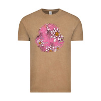Vintage Coffee lotus patches Vintage Tee - AdoDesignShop