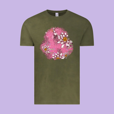 Lotus Patches Vintage Tee Designed By Adodesignshop