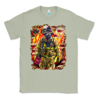 Matcha Firefighter Fire And American Classic Tee - LillyAllenDesigns