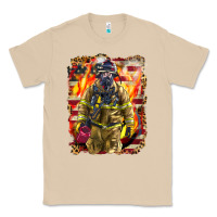 Mushroom Firefighter Fire And American Classic Tee - LillyAllenDesigns