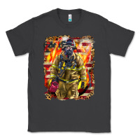 Smoke Firefighter Fire And American Classic Tee - LillyAllenDesigns