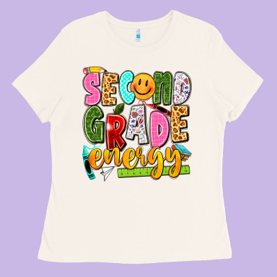 Second Grade Energy Ladies Tee Designed By Texasbilliewilder