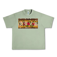 Oil Green western  leopardfloral licanse plate Urban Heavy Tee - Artiststas