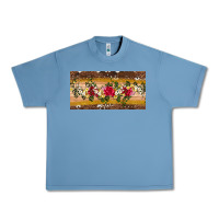 Pebble Blue western  leopardfloral licanse plate Urban Heavy Tee - Artiststas