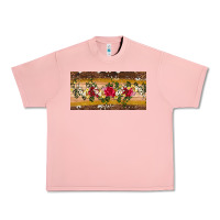 Salmon western  leopardfloral licanse plate Urban Heavy Tee - Artiststas