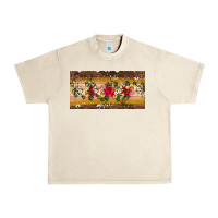 Sandshell western  leopardfloral licanse plate Urban Heavy Tee - Artiststas
