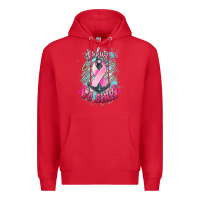 Red refuse to sink cancer anchor Premium Hoodie - NancyCooperArtShop