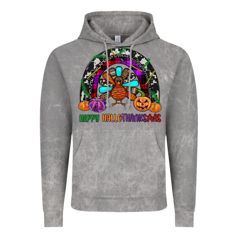 Happy Hallothanksmas Vintage Hoodie by JahusDesignShop | Teevron