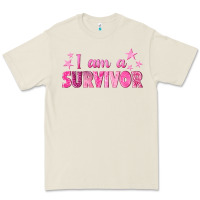 Bone I Am a Survivor Breast Cancer Premium Tee - texasbilliewilder