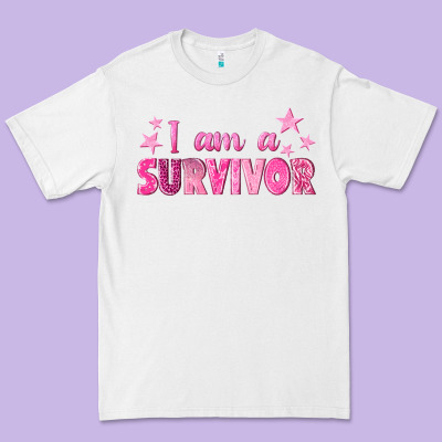 I Am A Survivor Breast Cancer Premium Tee Designed By Texasbilliewilder