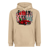 Farm Life Christmas Heavyweight Hoodie | Teevron