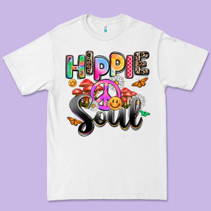 Hippie Soul Premium Tee Designed By Adodesignshop